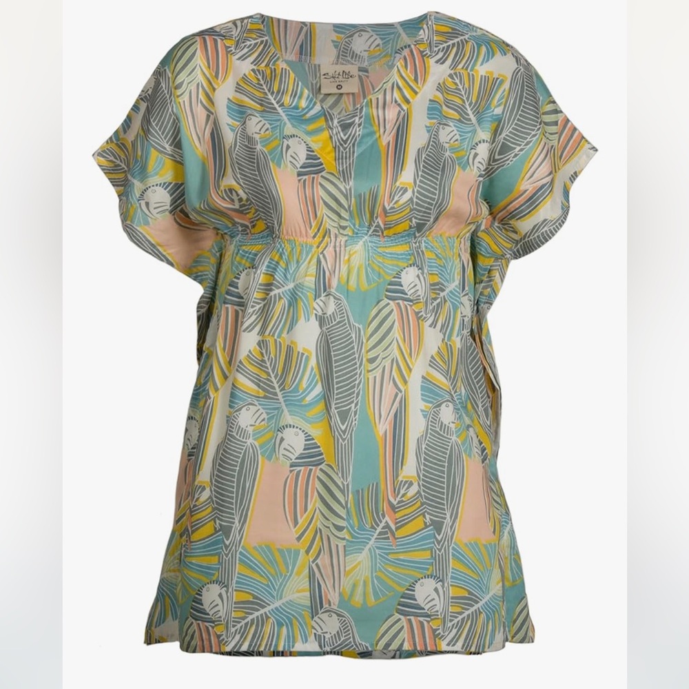 Salt Life Kids Parrot Print Coverup‎ - Multicolor